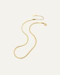 Gold snake chain necklace