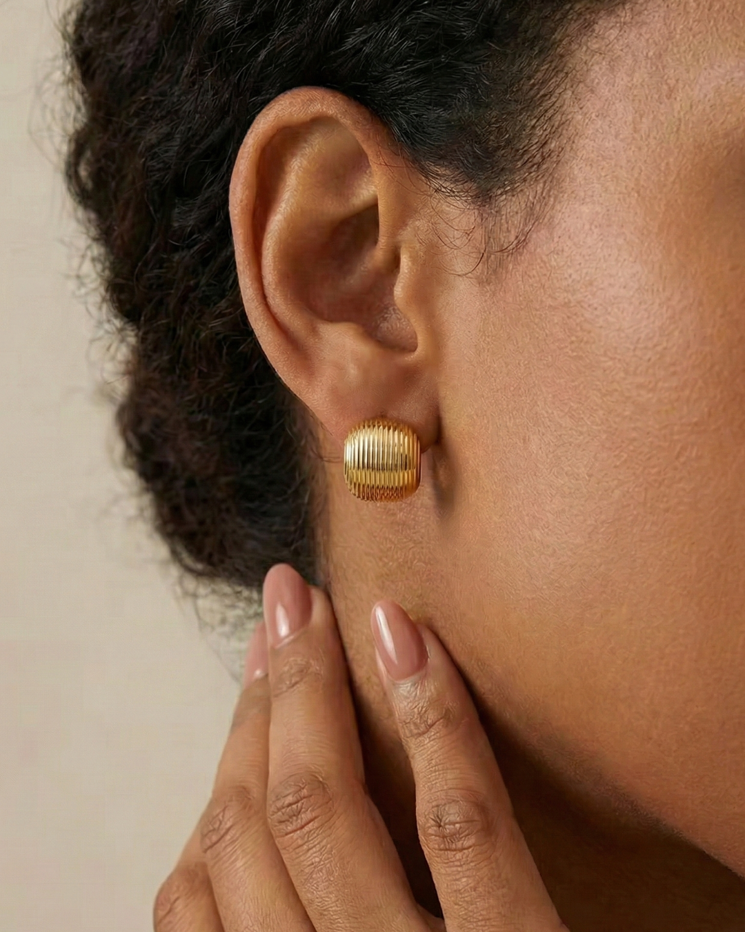 Square Clip-on Earrings