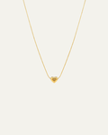 Gold Heart Pendant Necklace