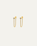 Dainty Chain Drop Earrings