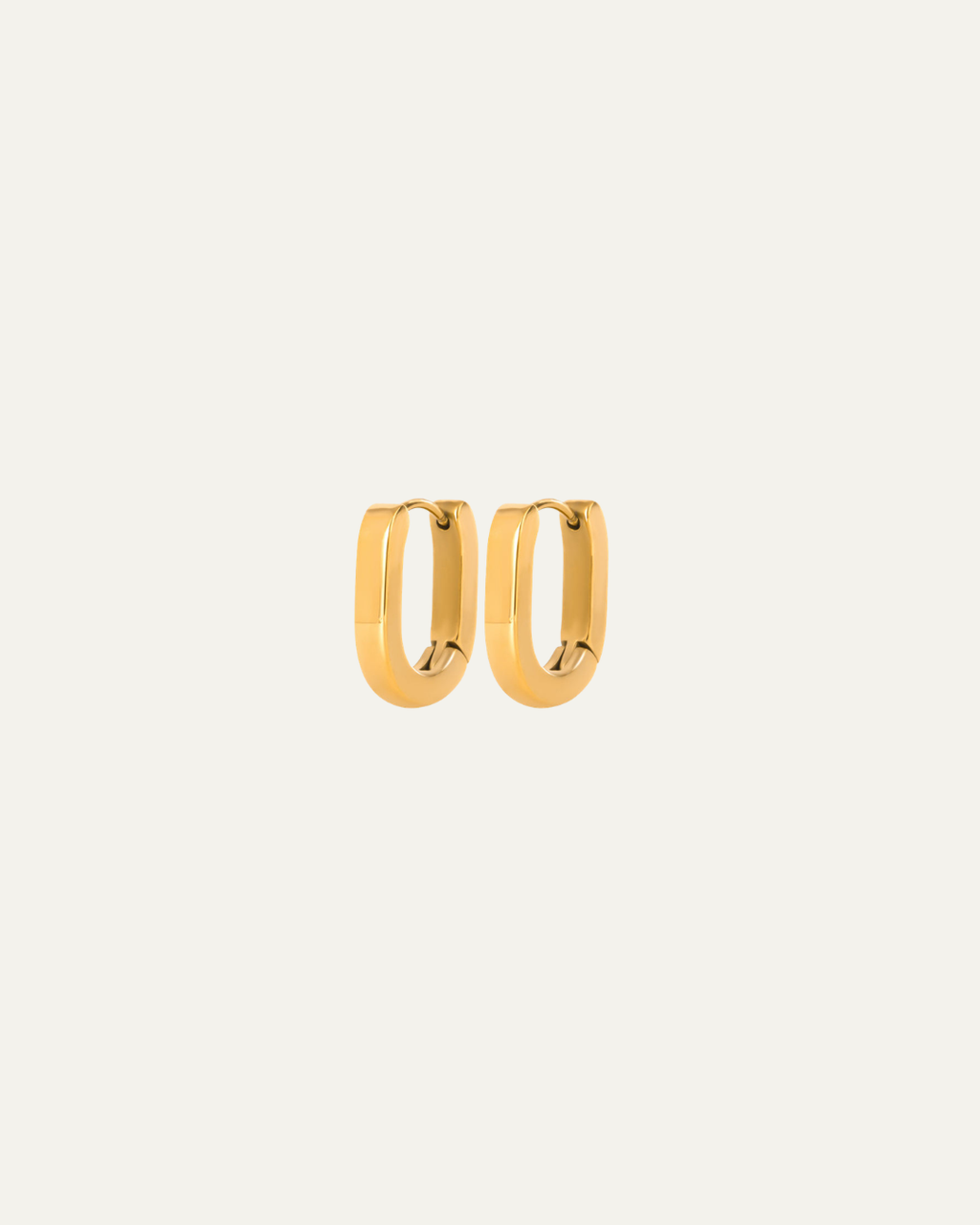 Minimal Gold Huggie Hoop Earrings