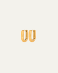 Minimal Gold Huggie Hoop Earrings