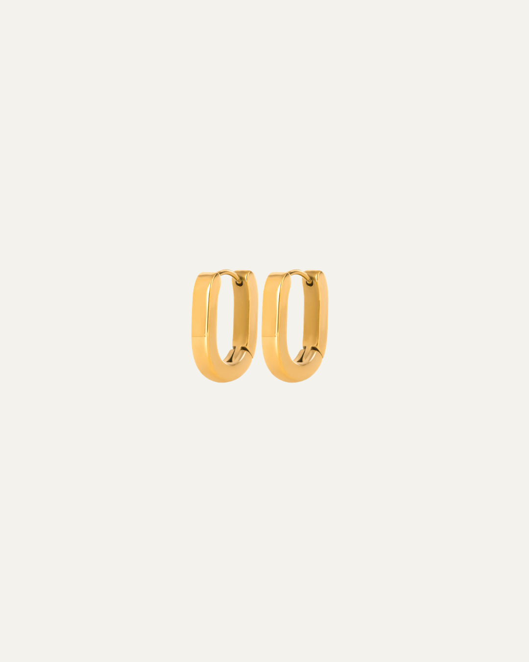 Minimal Gold Huggie Hoop Earrings