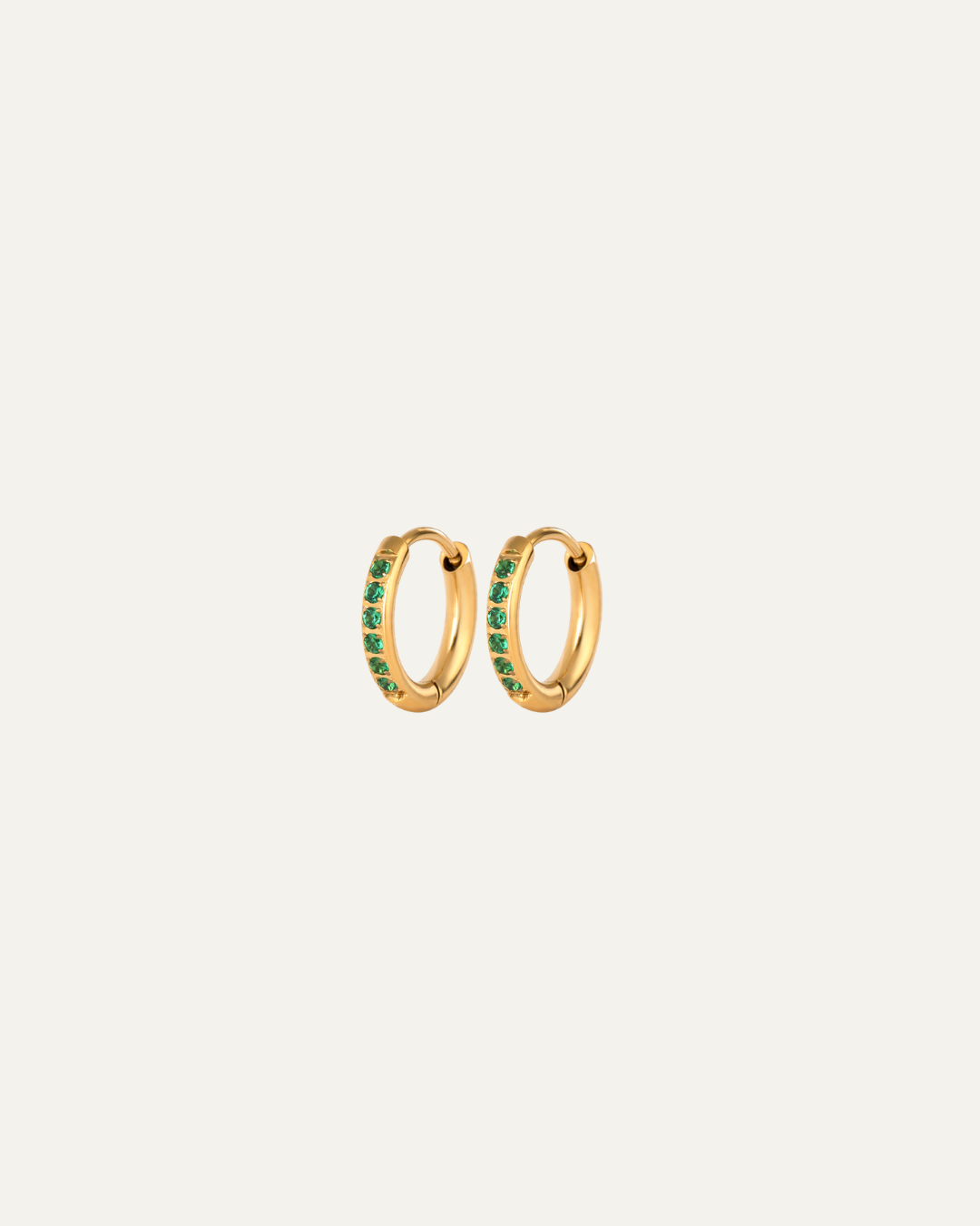 Emerald Mini Hoop