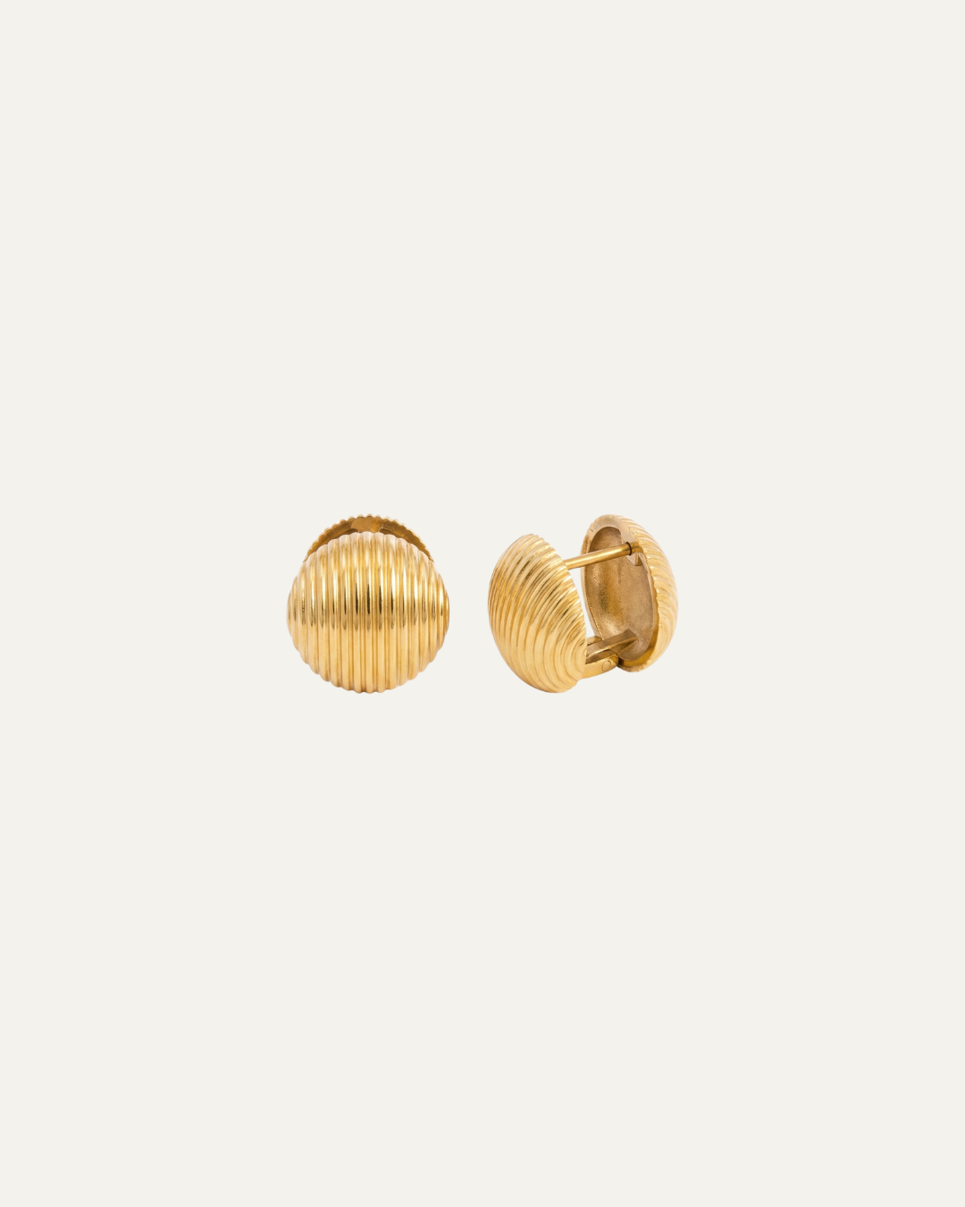 Oval Clip-on earrings