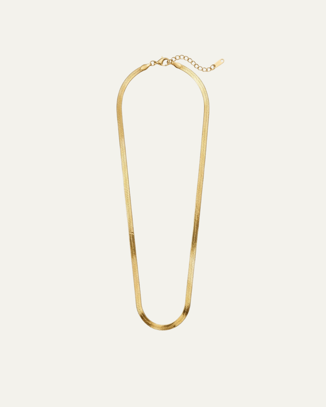Gold snake chain necklace