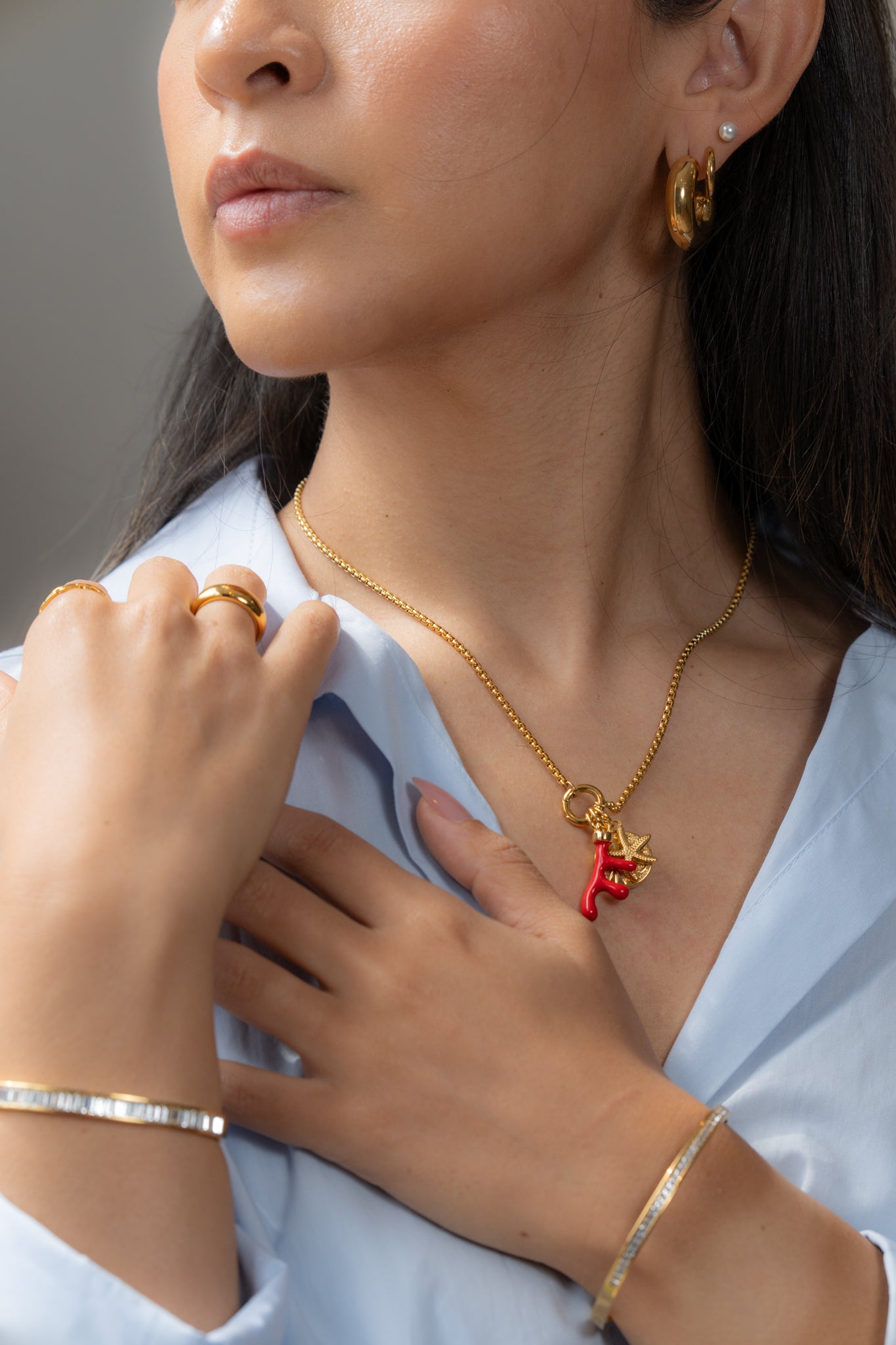 Round Clasp Necklace