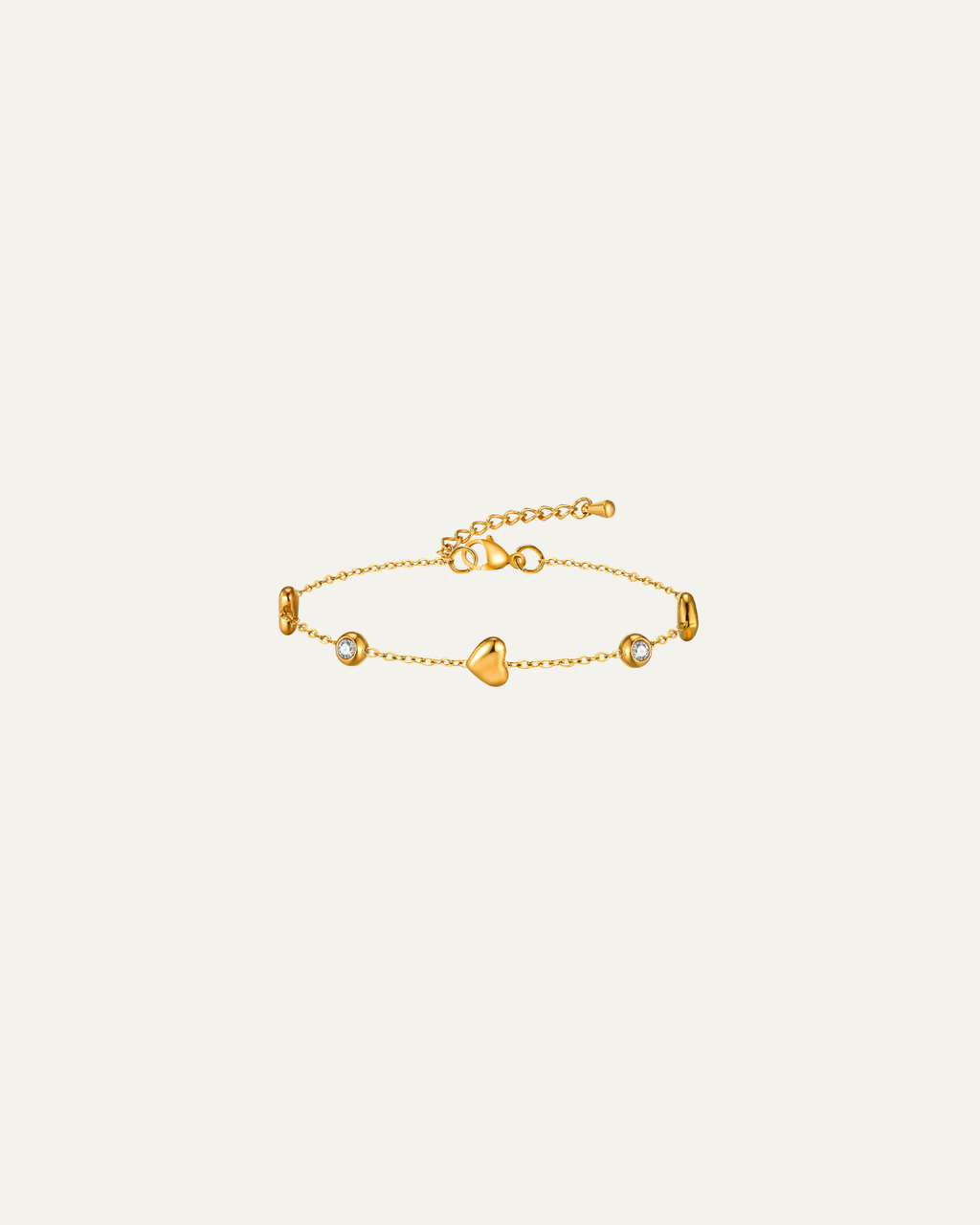 Golden Heart Bracelet