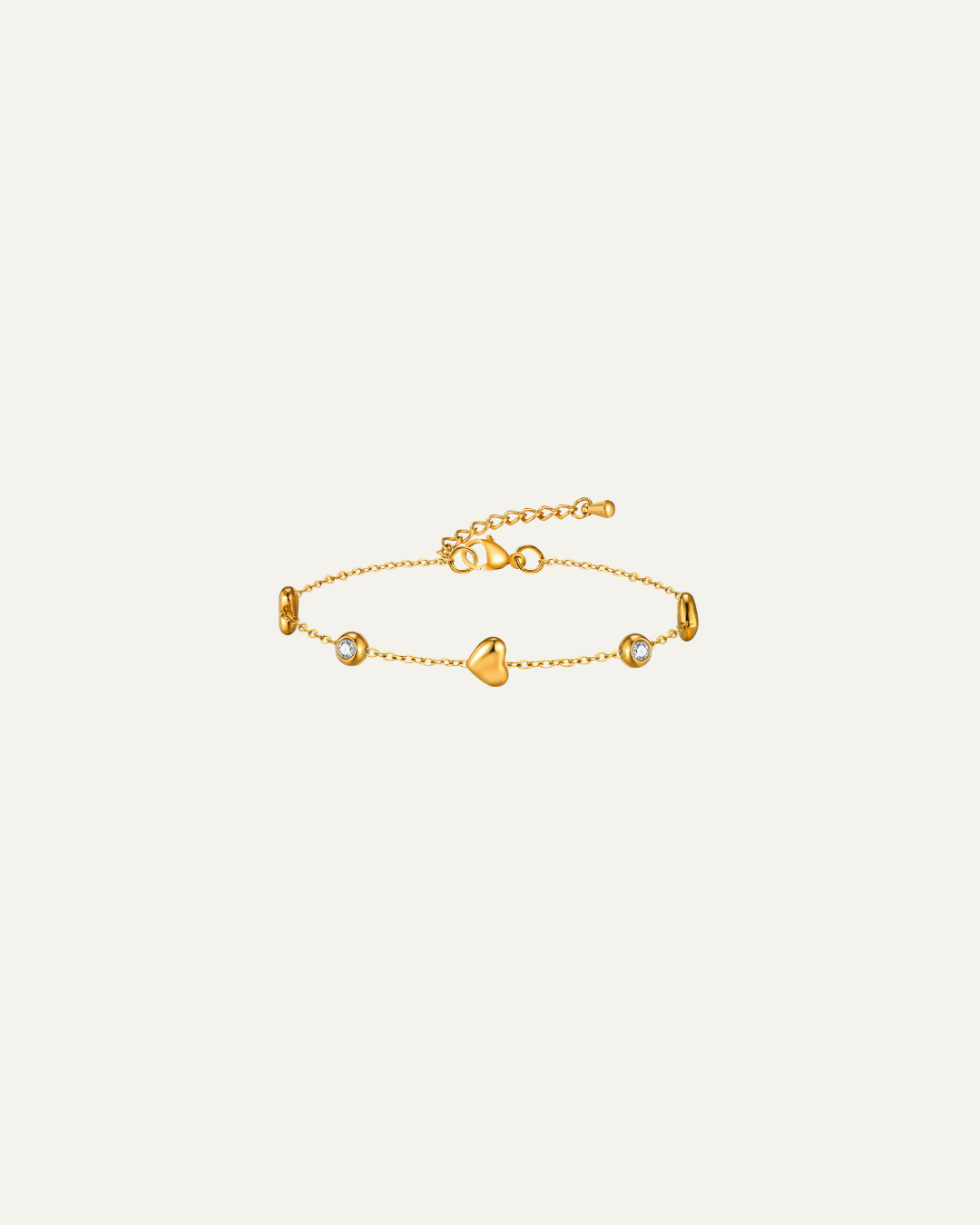Golden Heart Bracelet